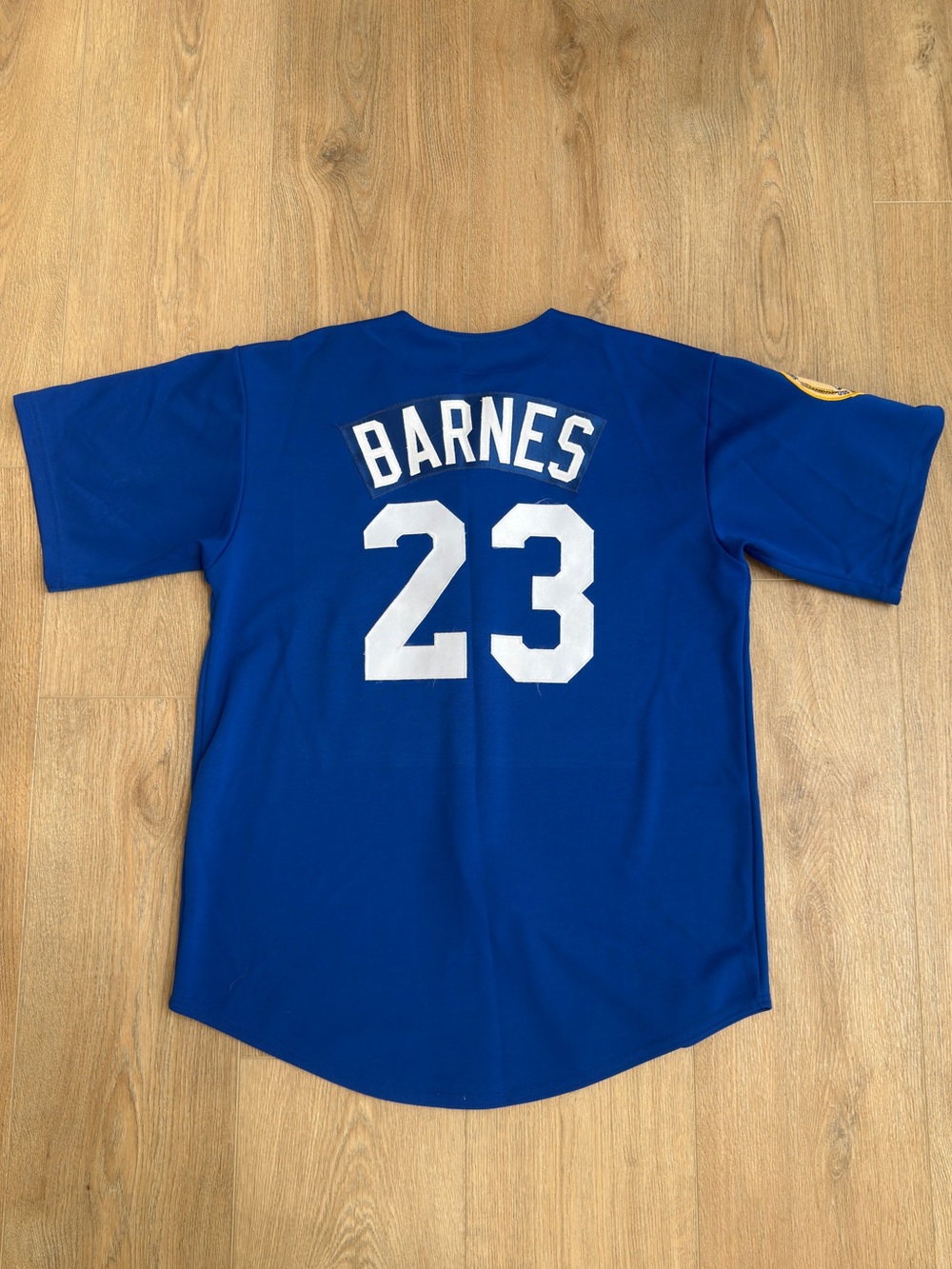 Vintage Kansas City Royals Custom Jersey USS Abraham Lincoln Patch Barnes #23 - Picture 3 of 12
